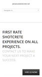 Mobile Screenshot of advancedshotcrete.net